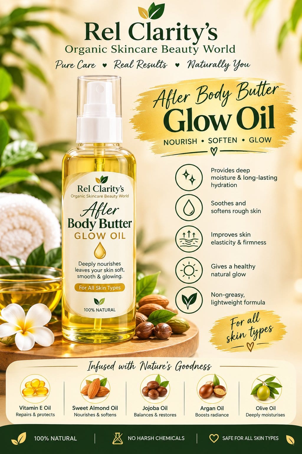 Rel Clarity's Organic Vitamin C glow Oil