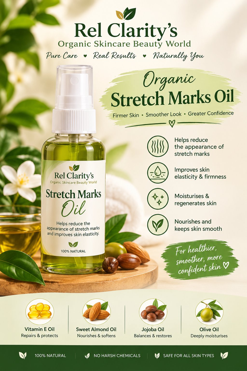 Organic Stretch Marks Oil