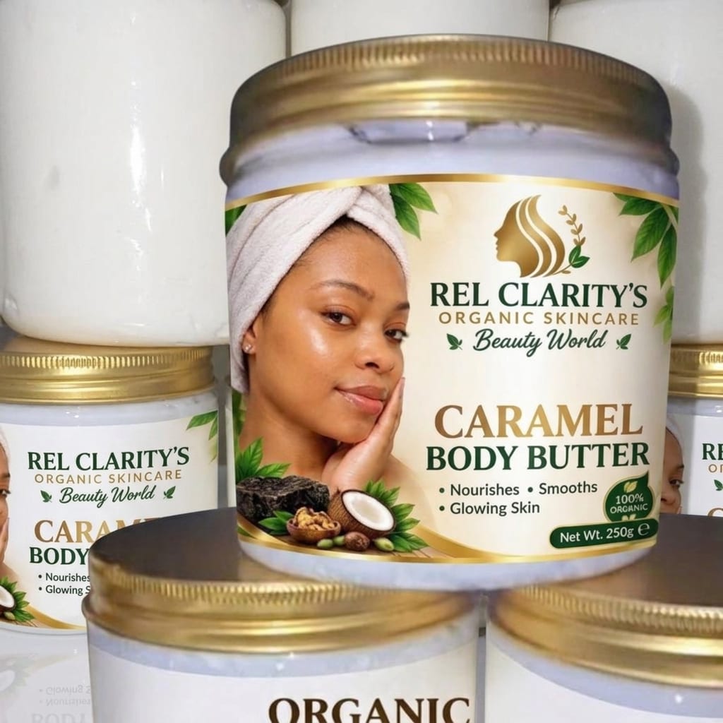 Rel Clarity's Caramel body butter