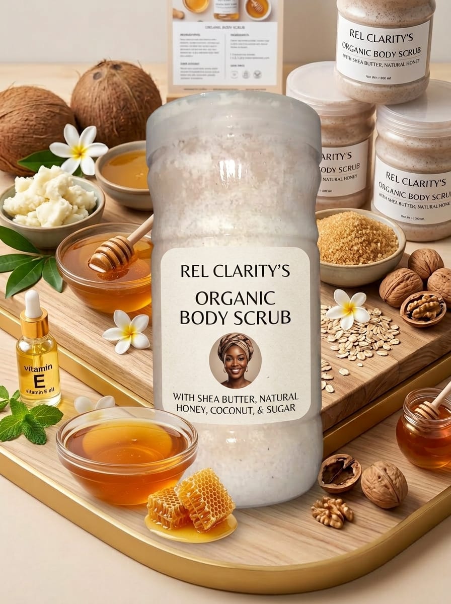 Rel Clarity's Organic Body Scrub